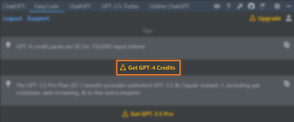 Buy GPT-4-Credits