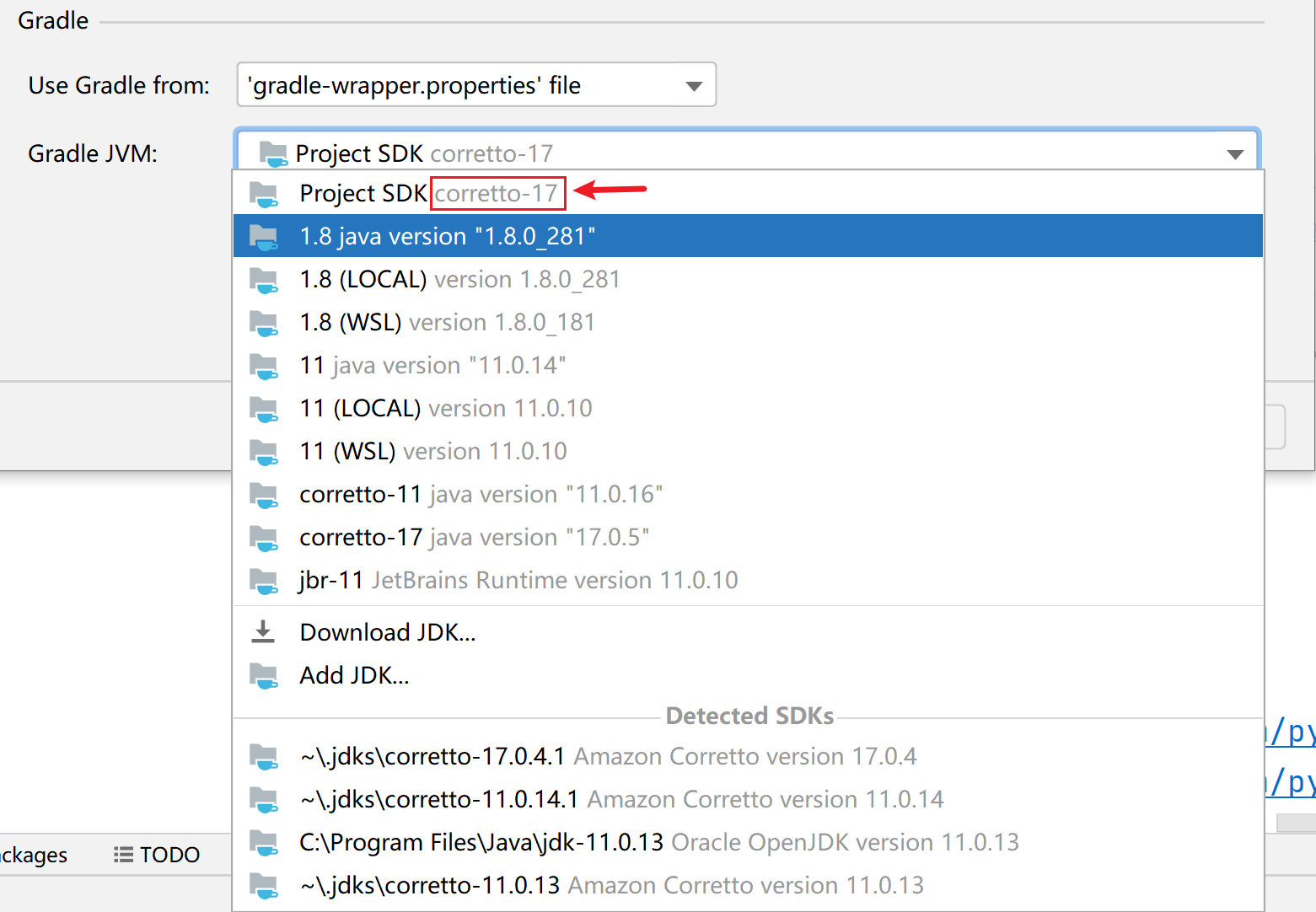 Open gradle
