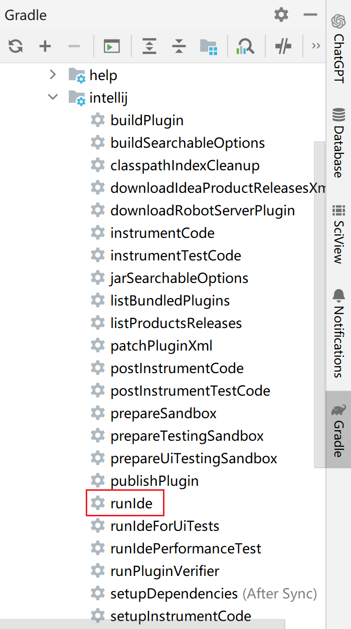 Open gradle